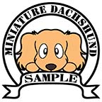 ダックスフンド　クリアレッド