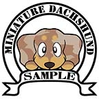 ダックスフンド　チョコダップル