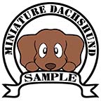 ダックスフンド　チョコソリッド