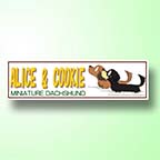 ダックスフンド　ステッカー