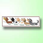 ダックスフンド　ステッカー