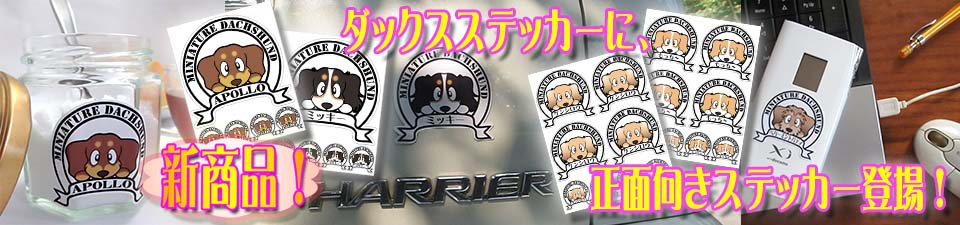 ダックスフンド　ステッカー